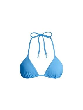 SKIMS SWIM TRIANGLE BIKINI TOP IN TIDE XL